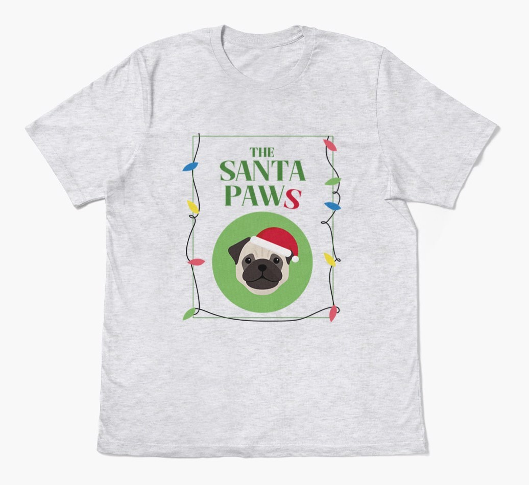 'Santa Paws' - Personalized {breedFullName} Adult T-Shirt