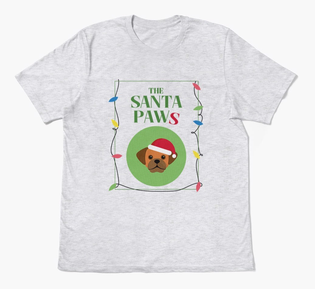 'Santa Paws' - Personalized {breedFullName} Adult T-Shirt