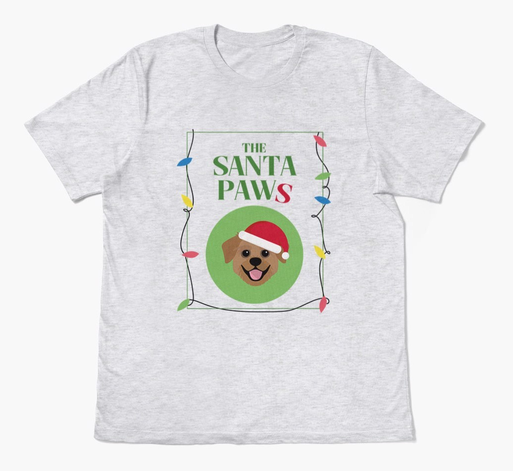 'Santa Paws' - Personalized {breedFullName} Adult T-Shirt