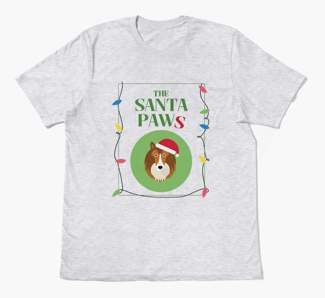 'Santa Paws' - Personalized {breedFullName} Adult T-Shirt