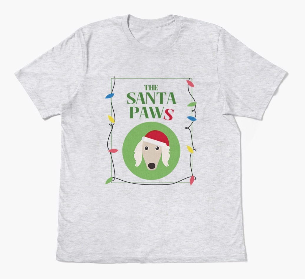 'Santa Paws' - Personalized {breedFullName} Adult T-Shirt