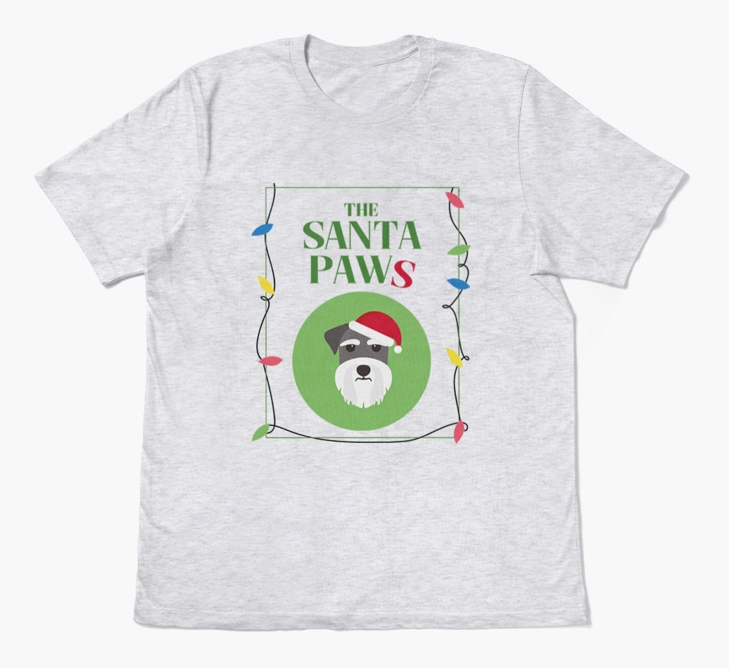 'Santa Paws' - Personalized {breedFullName} Adult T-Shirt