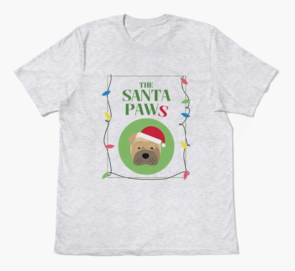 'Santa Paws' - Personalised {breedFullName} Adult T-Shirt