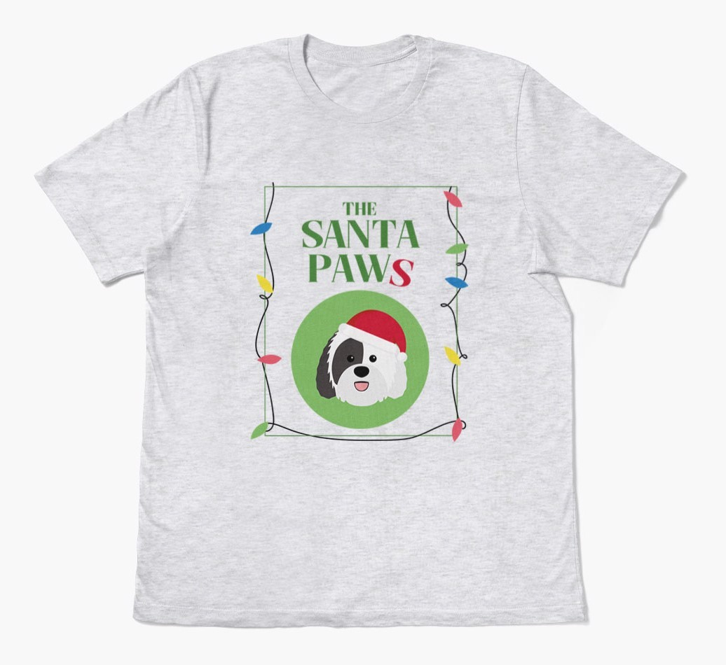 'Santa Paws' - Personalized {breedFullName} Adult T-Shirt