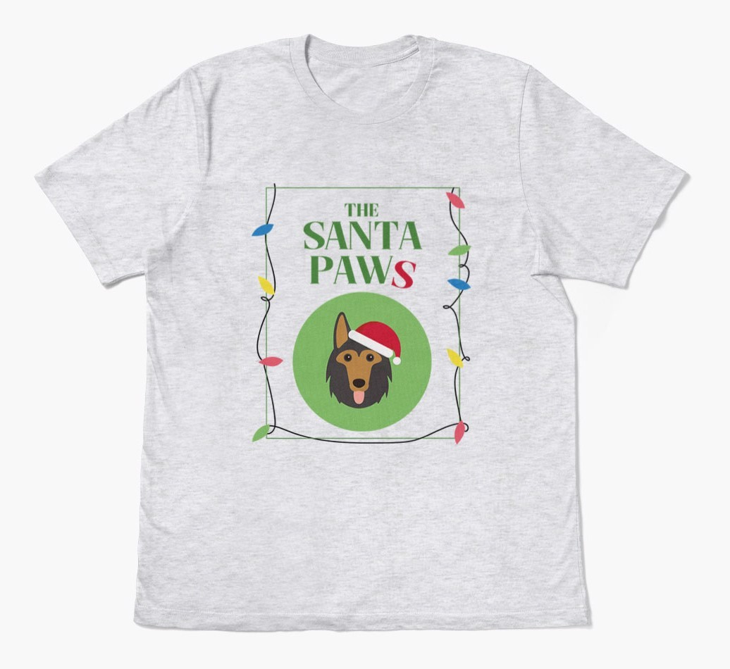 'Santa Paws' - Personalized {breedFullName} Adult T-Shirt