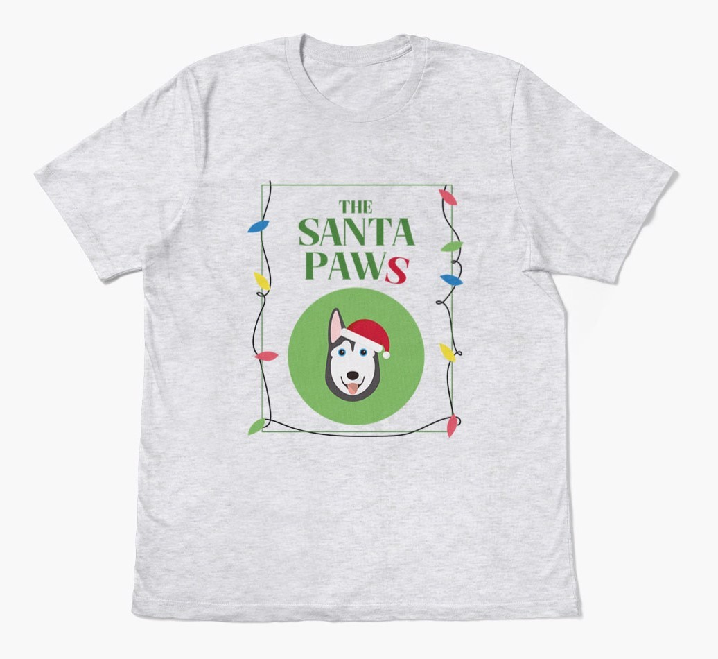 'Santa Paws' - Personalized {breedFullName} Adult T-Shirt