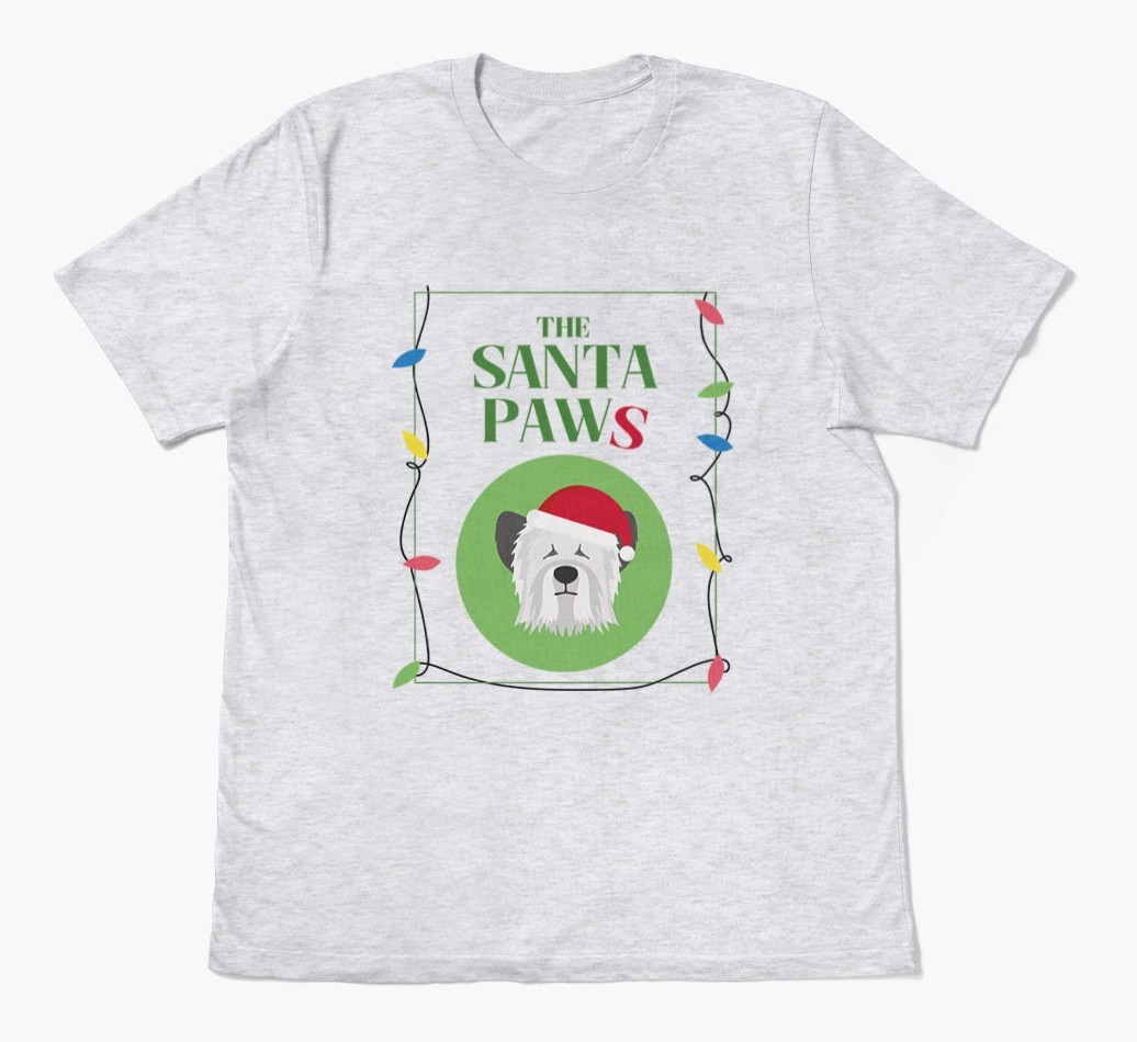 'Santa Paws' - Personalised {breedFullName} Adult T-Shirt