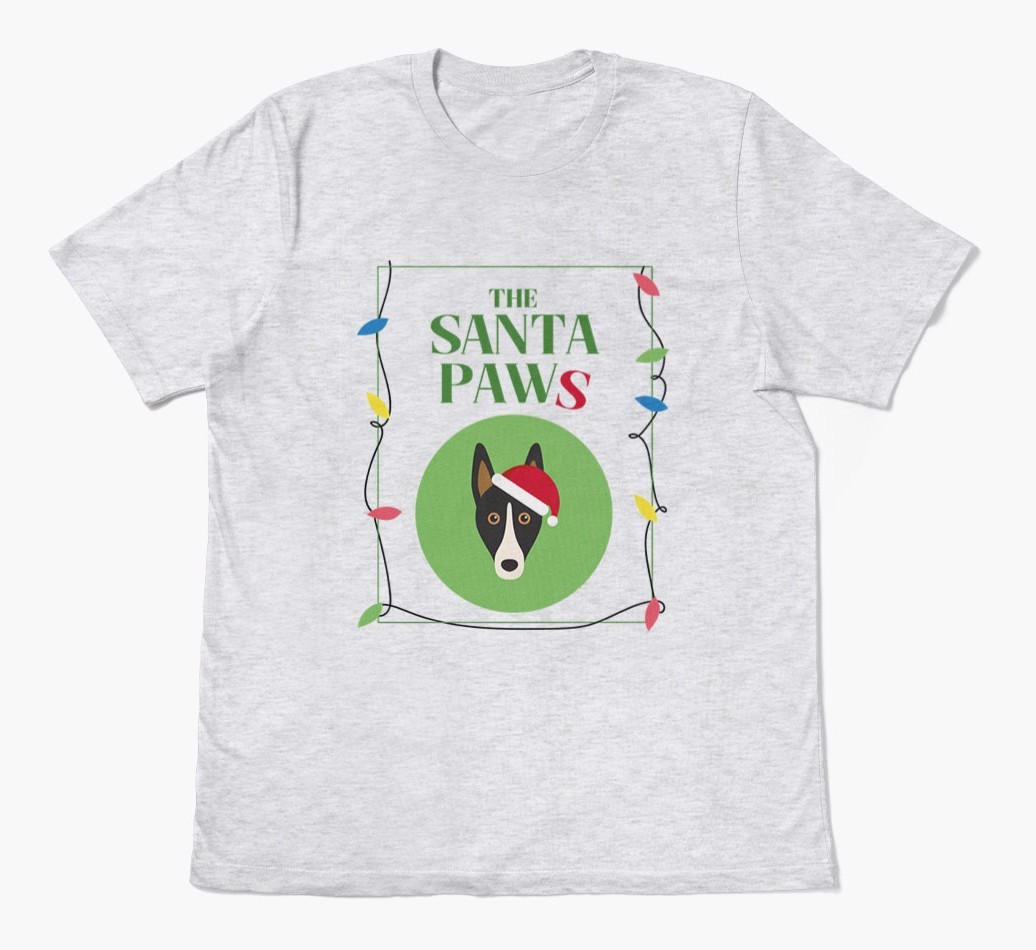 'Santa Paws' - Personalized {breedFullName} Adult T-Shirt