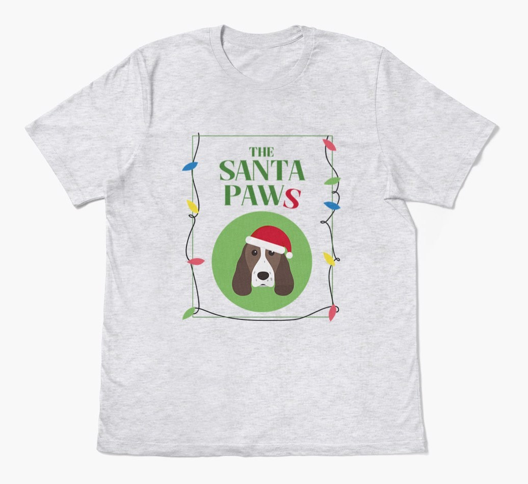 'Santa Paws' - Personalised {breedFullName} Adult T-Shirt