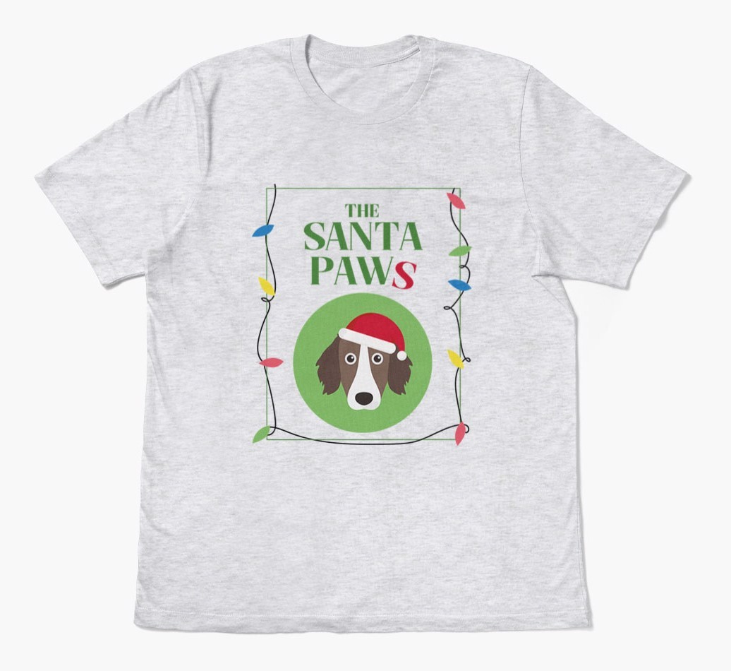 'Santa Paws' - Personalised {breedFullName} Adult T-Shirt