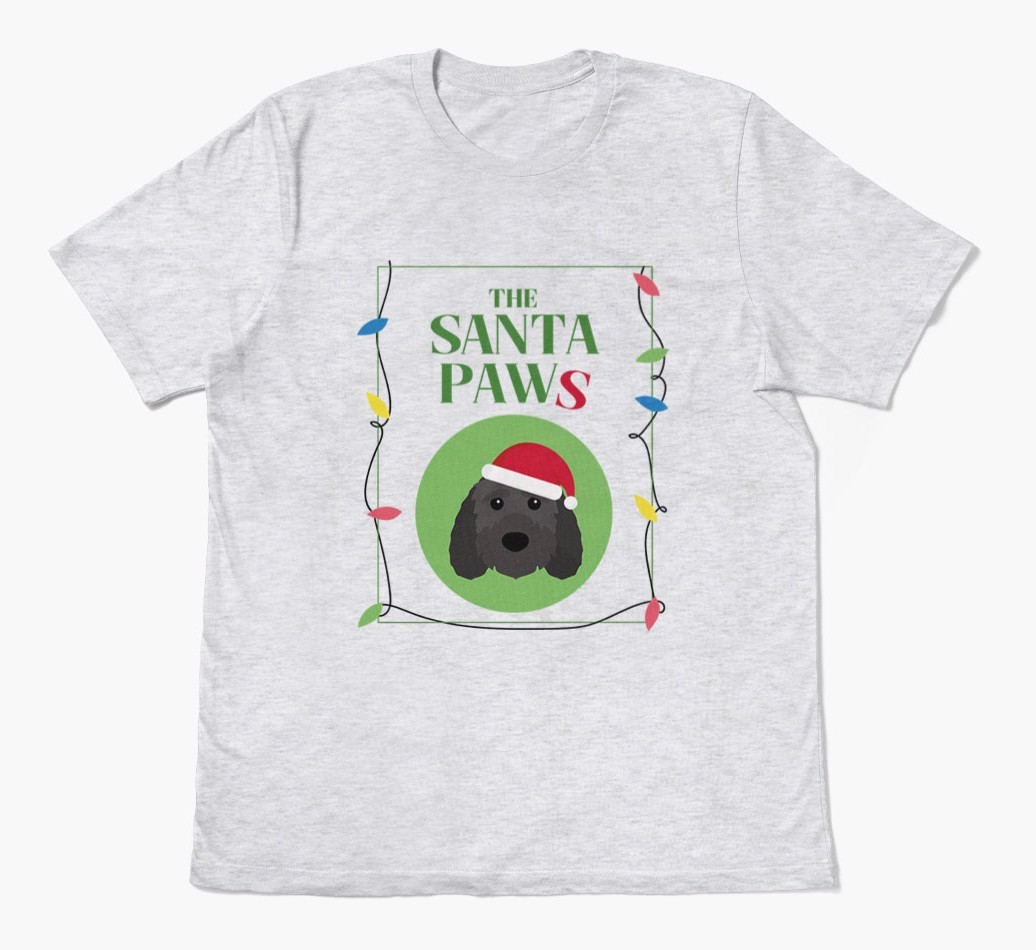 'Santa Paws' - Personalized {breedFullName} Adult T-Shirt