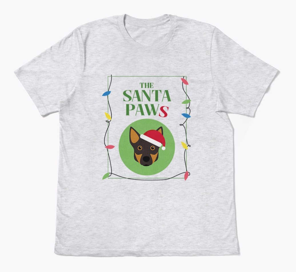 'Santa Paws' - Personalized {breedFullName} Adult T-Shirt