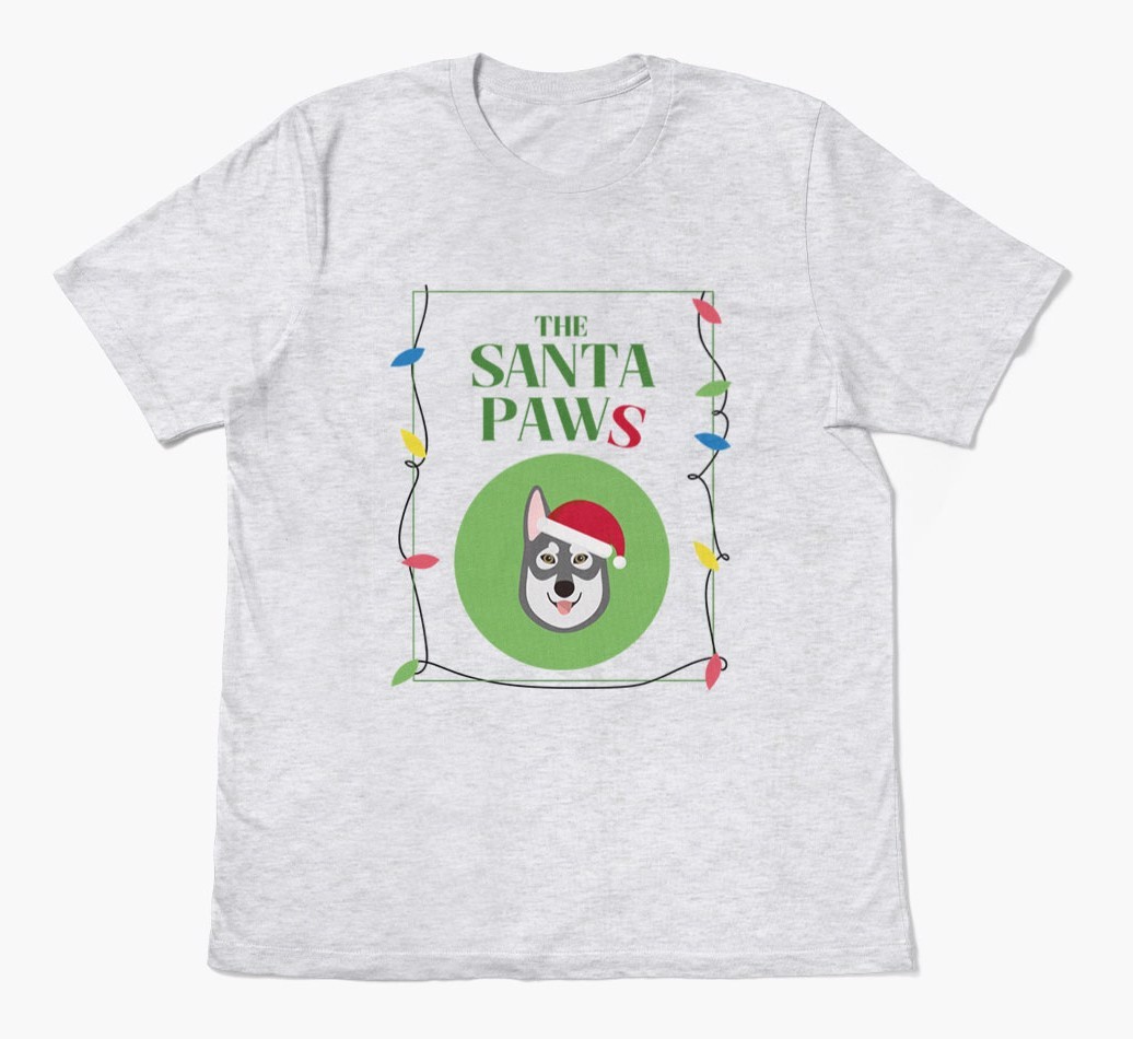 'Santa Paws' - Personalized {breedFullName} Adult T-Shirt