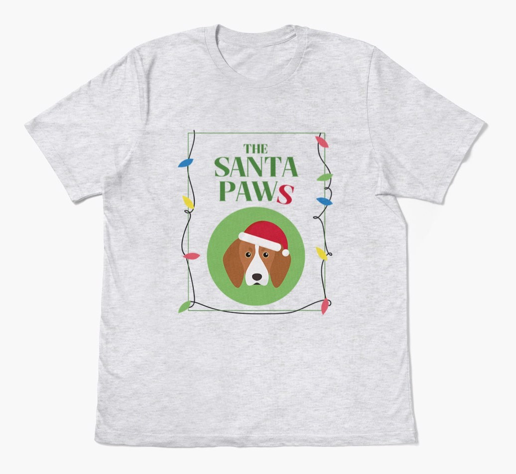 'Santa Paws' - Personalized {breedFullName} Adult T-Shirt