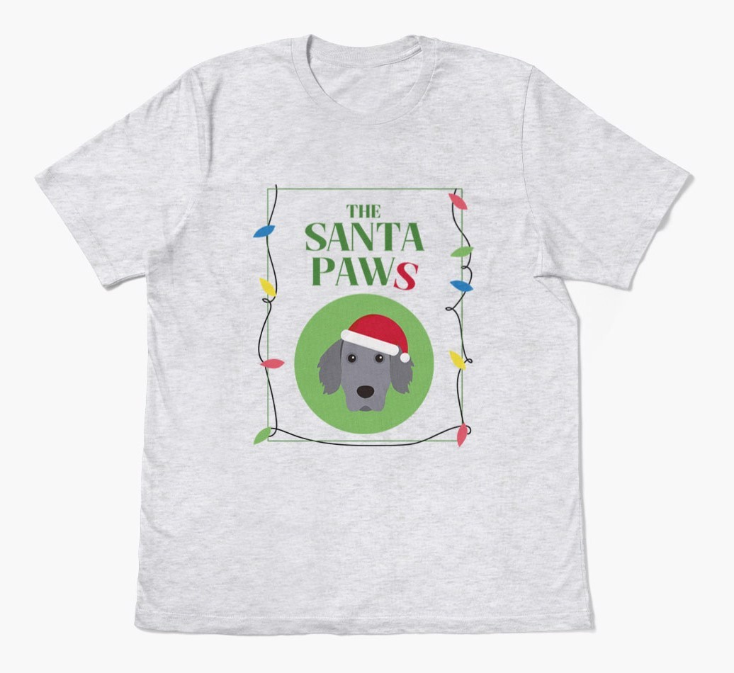 'Santa Paws' - Personalized {breedFullName} Adult T-Shirt