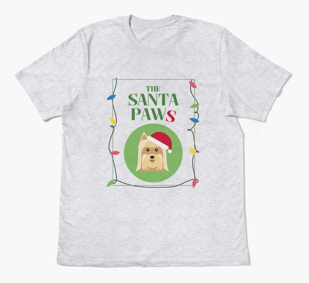 'Santa Paws' - Personalized {breedFullName} Adult T-Shirt