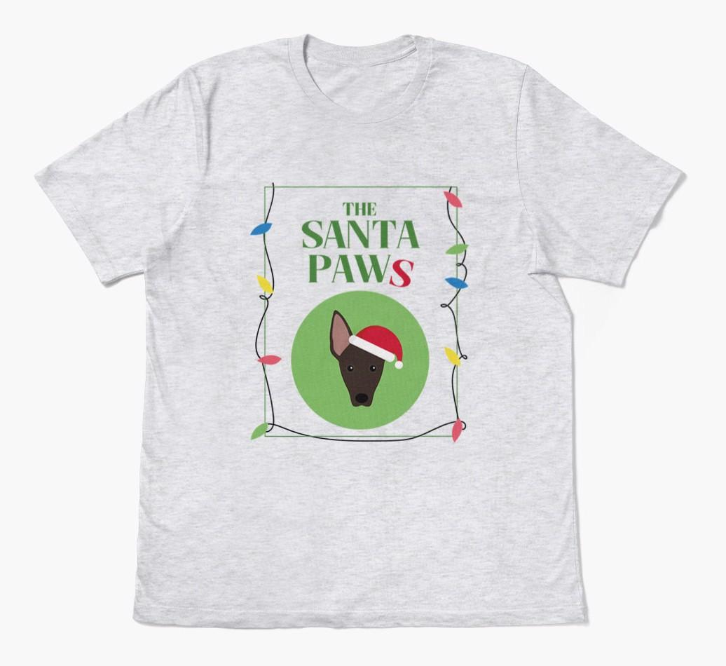 'Santa Paws' - Personalized {breedFullName} Adult T-Shirt