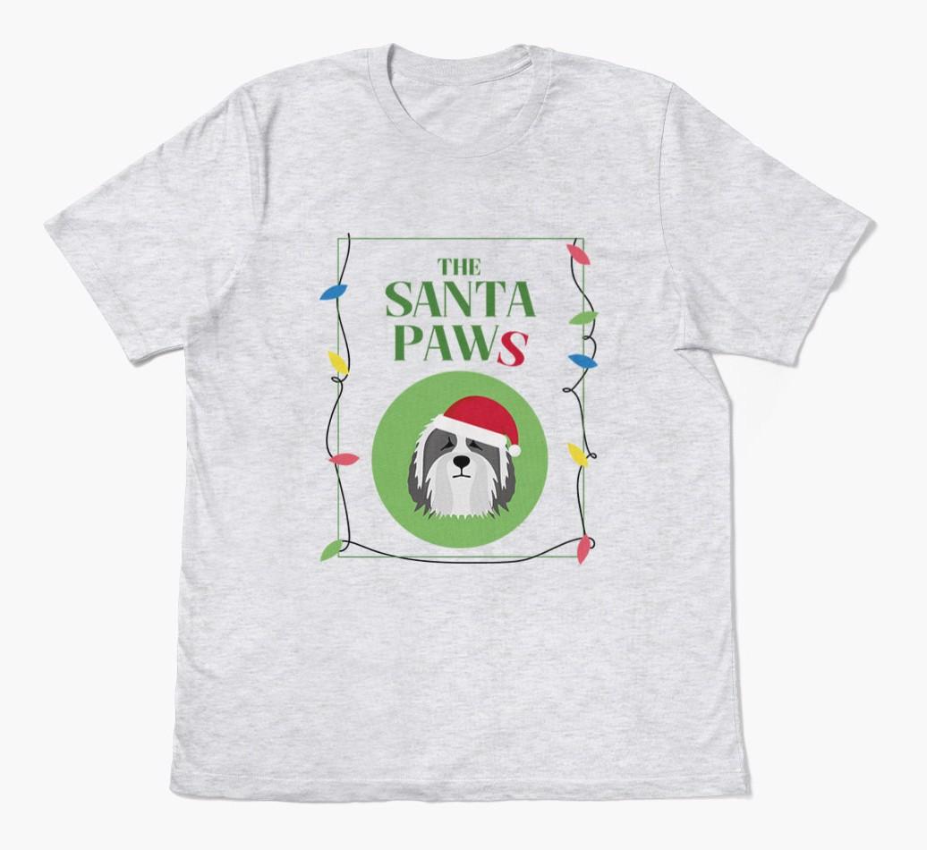 'Santa Paws' - Personalized {breedFullName} Adult T-Shirt