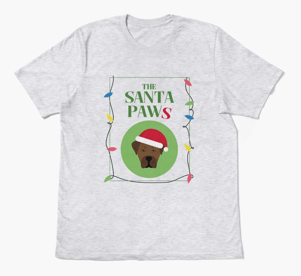 'Santa Paws' - Personalized {breedFullName} Adult T-Shirt