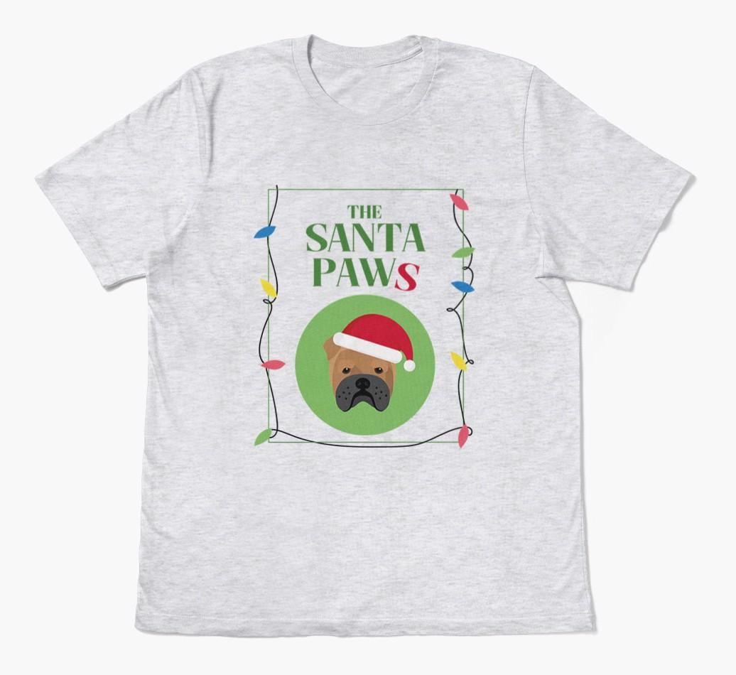 'Santa Paws' - Personalized {breedFullName} Adult T-Shirt