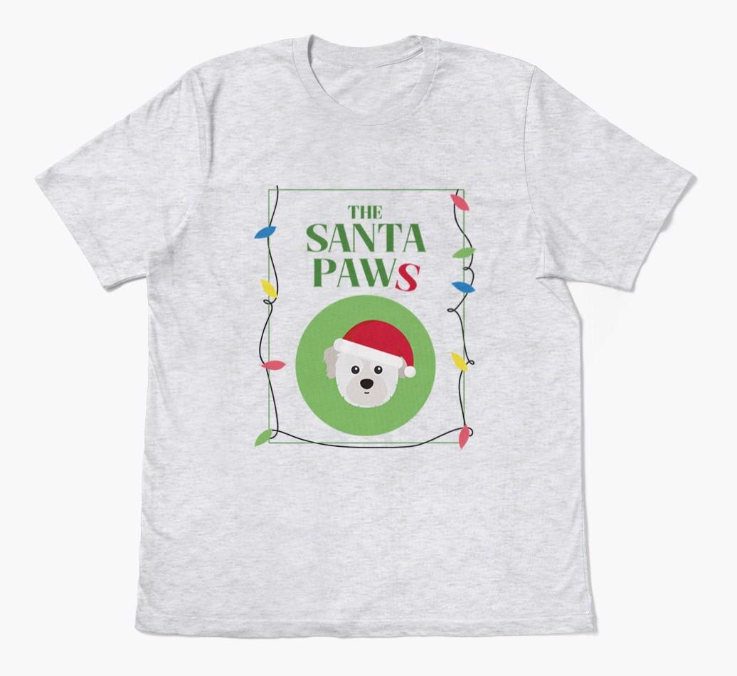 'Santa Paws' - Personalized {breedFullName} Adult T-Shirt
