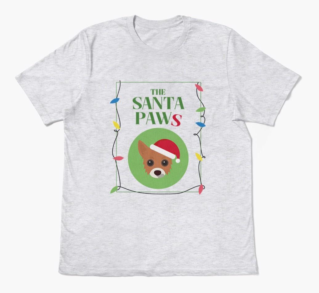 'Santa Paws' - Personalized {breedFullName} Adult T-Shirt