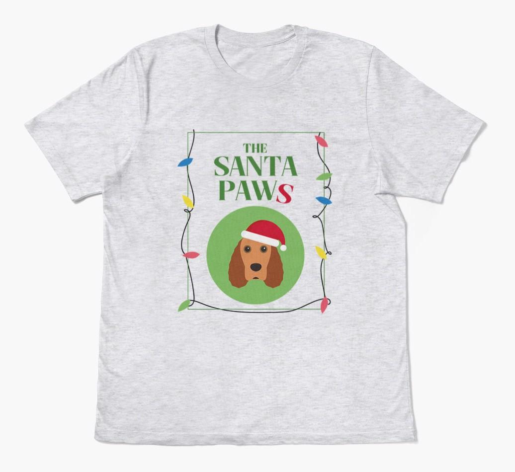 'Santa Paws' - Personalized {breedFullName} Adult T-Shirt