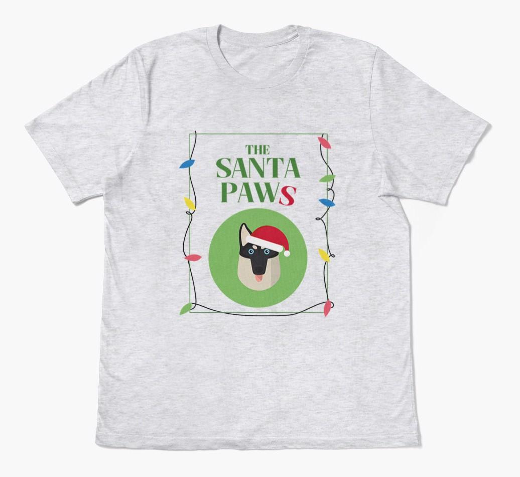 'Santa Paws' - Personalized {breedFullName} Adult T-Shirt
