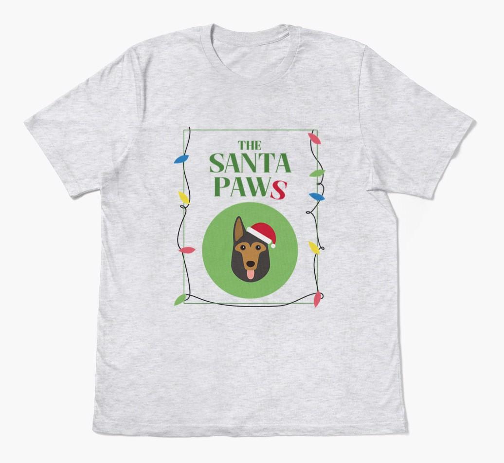 'Santa Paws' - Personalized {breedFullName} Adult T-Shirt