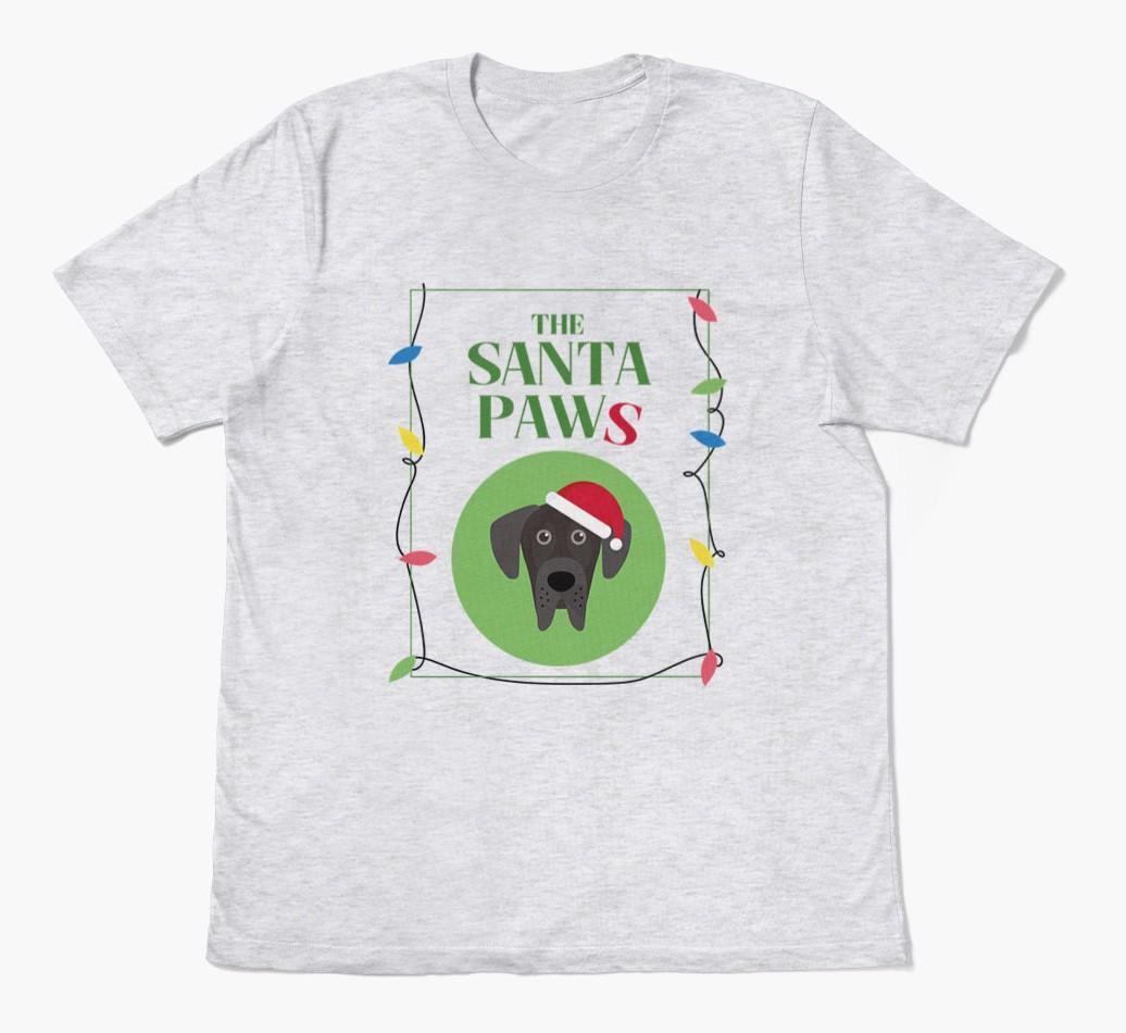 'Santa Paws' - Personalized {breedFullName} Adult T-Shirt