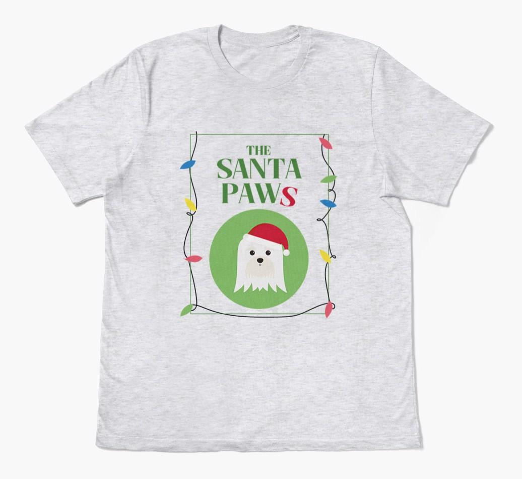 'Santa Paws' - Personalized {breedFullName} Adult T-Shirt