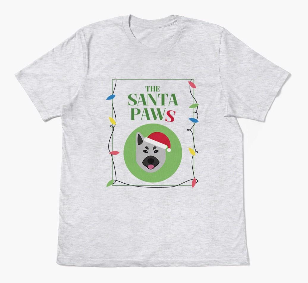 'Santa Paws' - Personalised {breedFullName} Adult T-Shirt