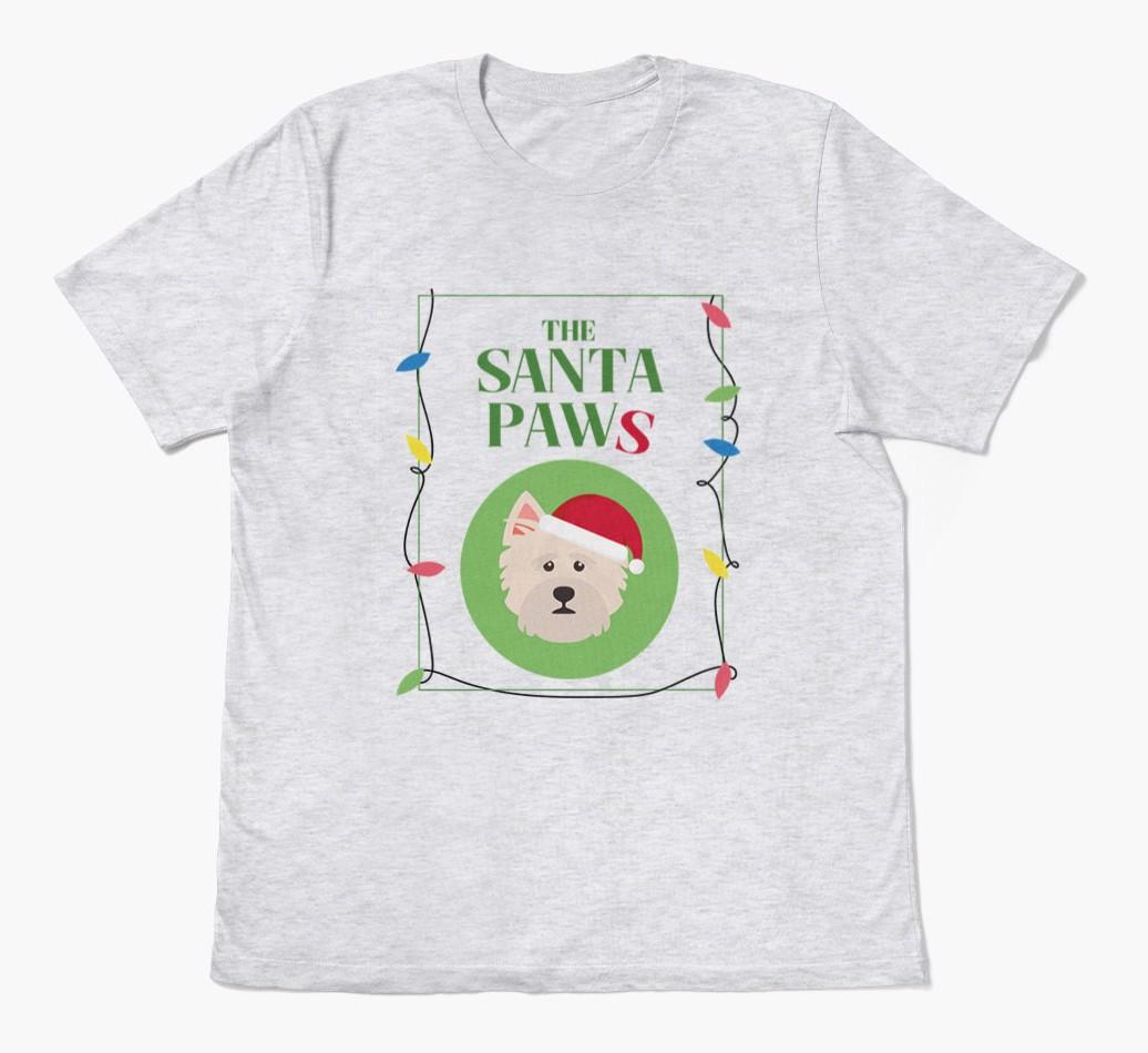 'Santa Paws' - Personalized {breedFullName} Adult T-Shirt