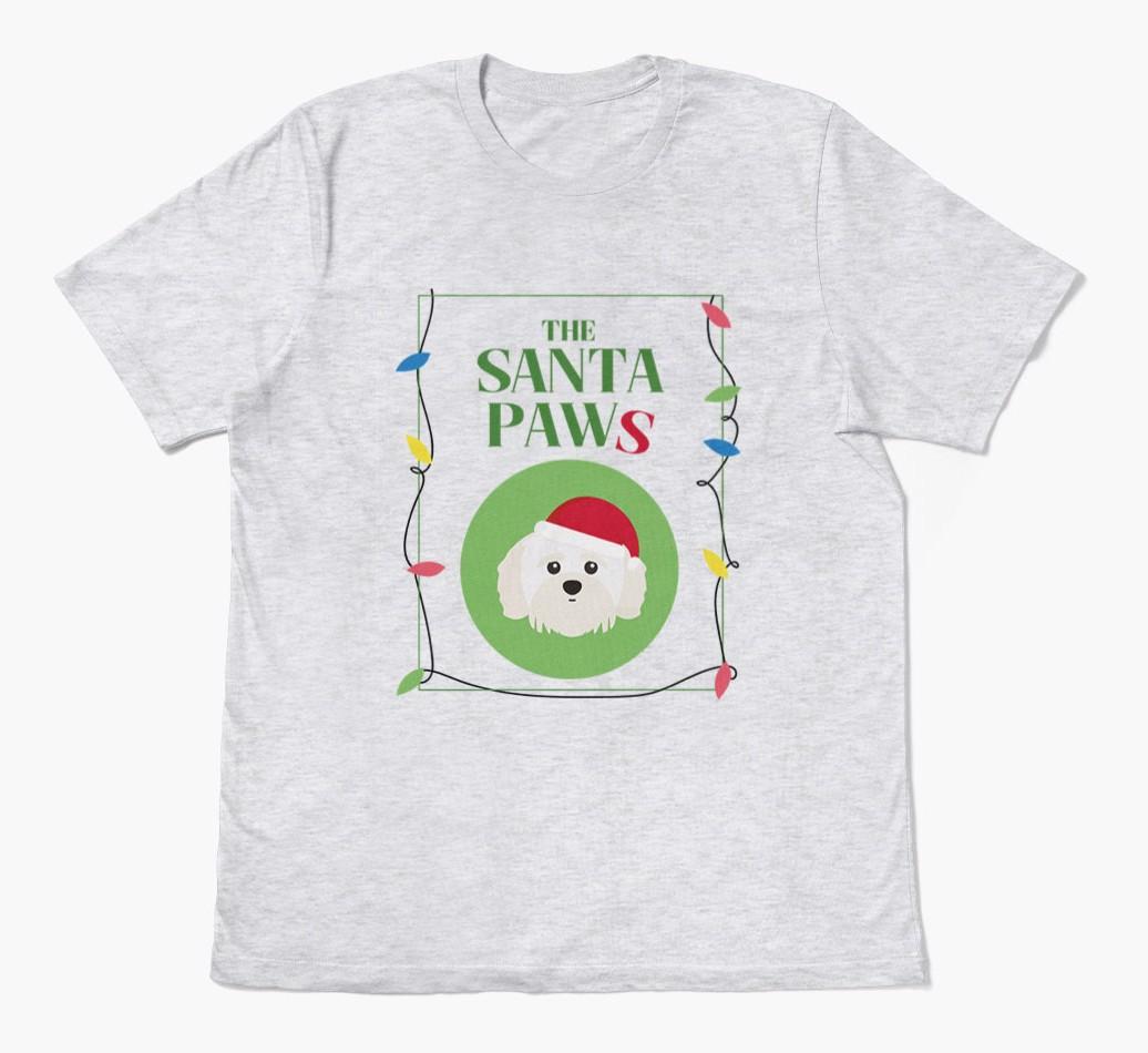 'Santa Paws' - Personalized {breedFullName} Adult T-Shirt