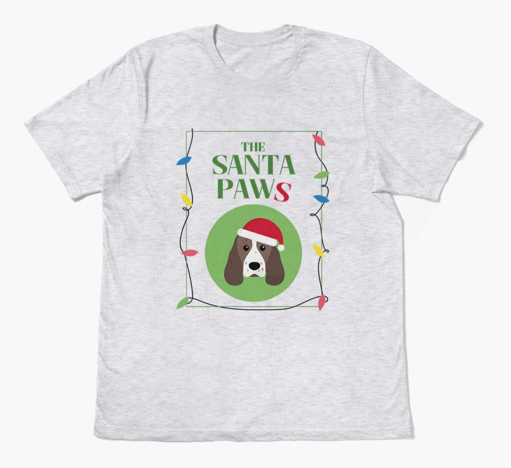 'Santa Paws' - Personalized {breedFullName} Adult T-Shirt