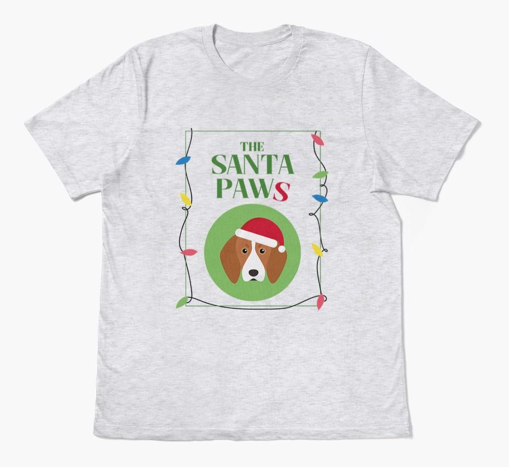 'Santa Paws' - Personalized {breedFullName} Adult T-Shirt