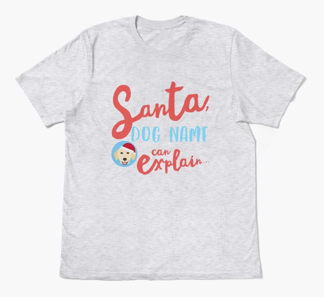 '{dogsName} Can Explain' - Personalized {breedFullName} Adult T-Shirt