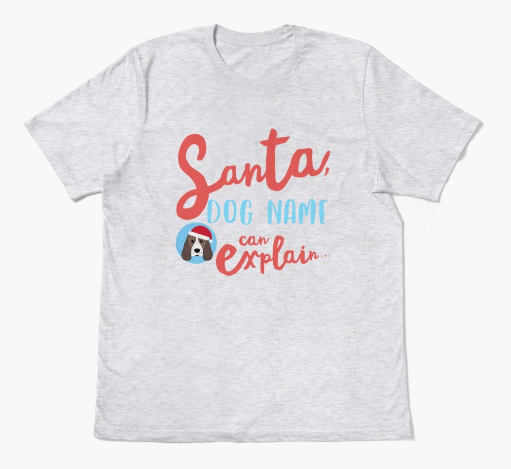 '{dogsName} Can Explain' - Personalized {breedFullName} Adult T-Shirt