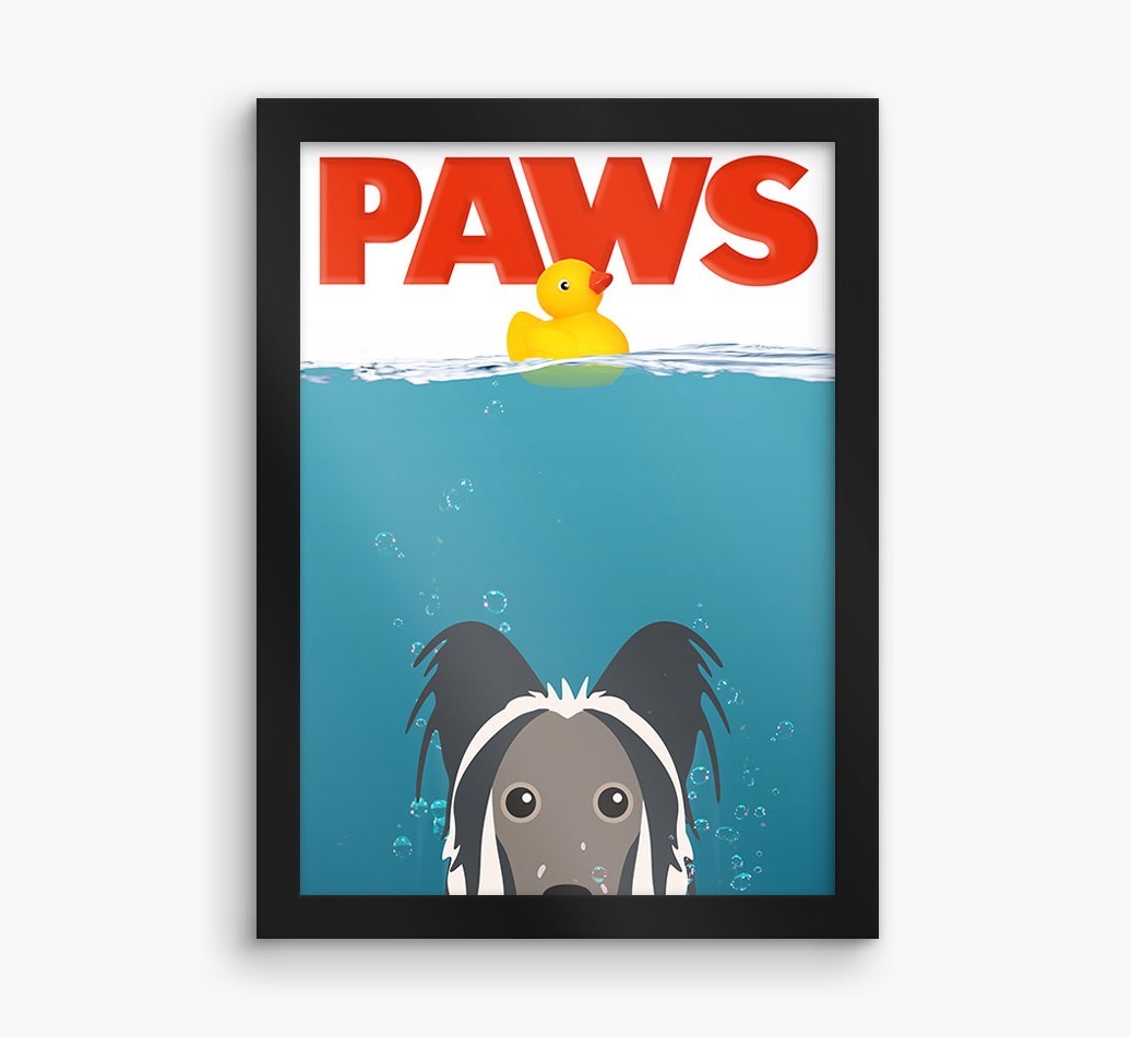 'Paws' - Personalised {breedFullName} Framed Print