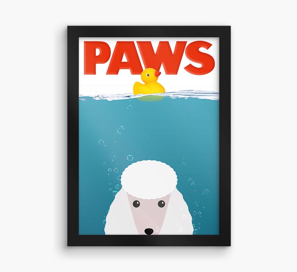 'Paws' - Personalised {breedFullName} Framed Print