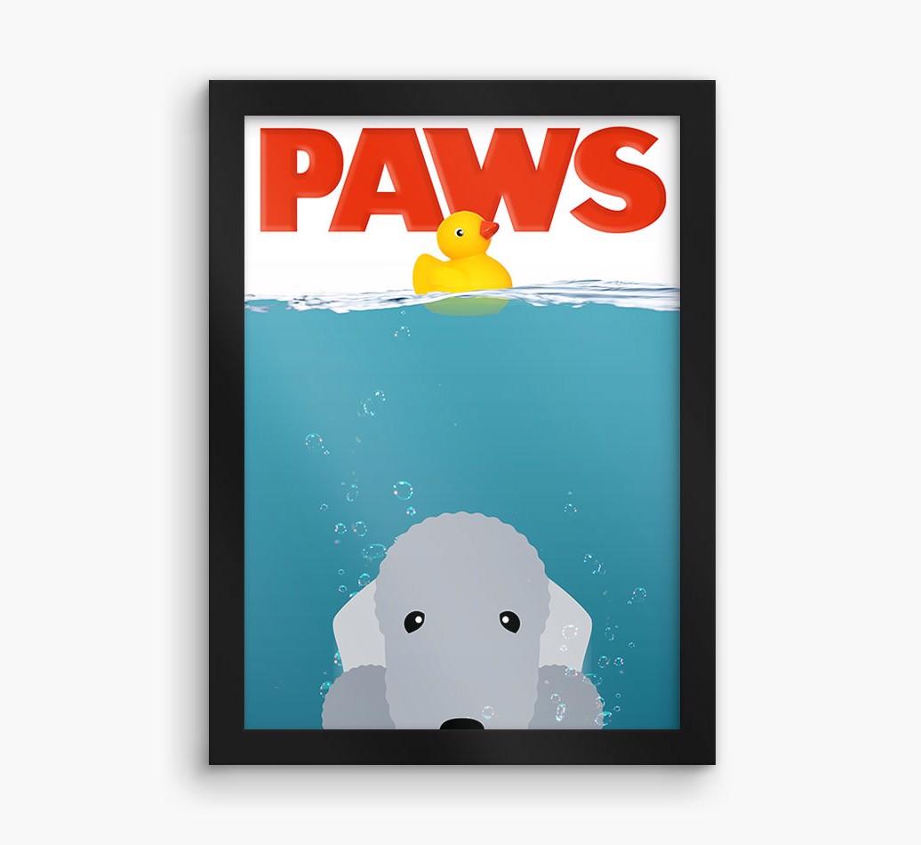 'Paws' - Personalized {breedFullName} Framed Print