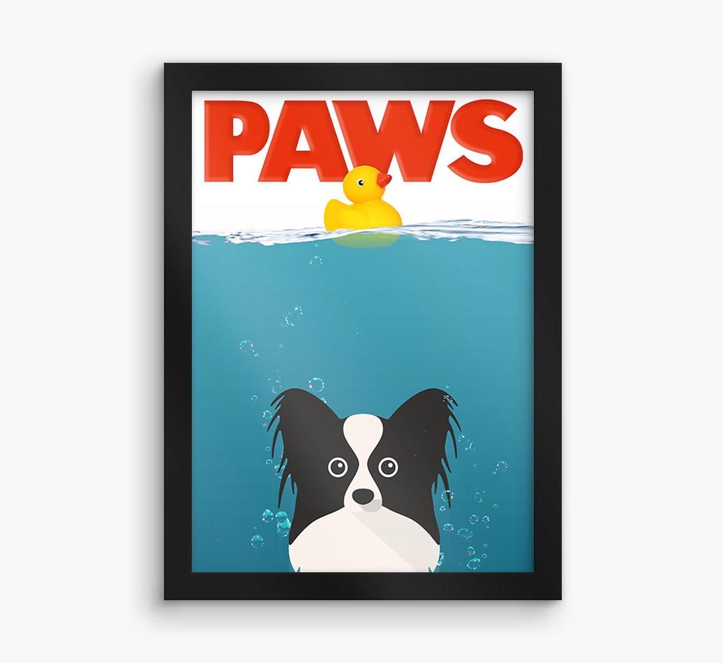 'Paws' - Personalized {breedFullName} Framed Print