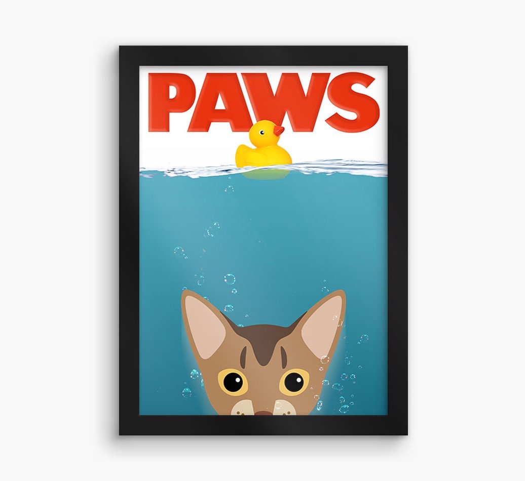'Paws' - Personalised {breedCommonName} Framed Print