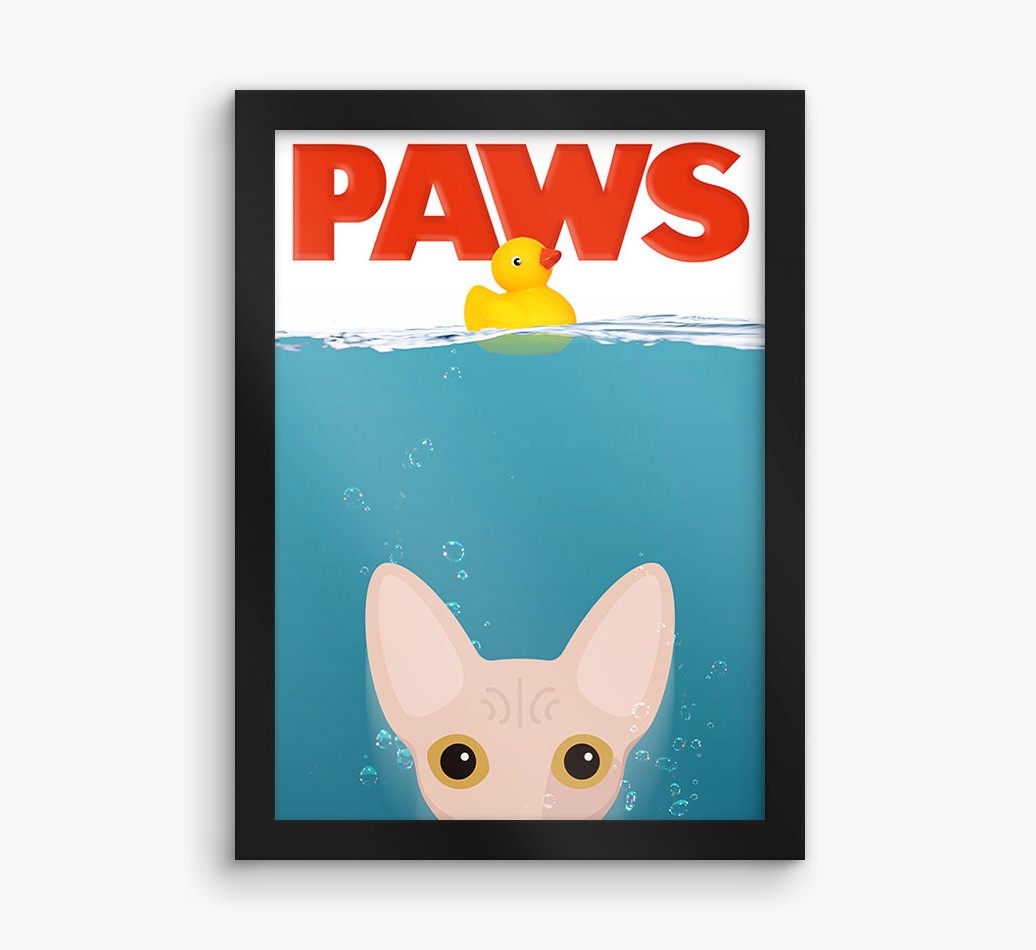'Paws' - Personalised {breedCommonName} Framed Print
