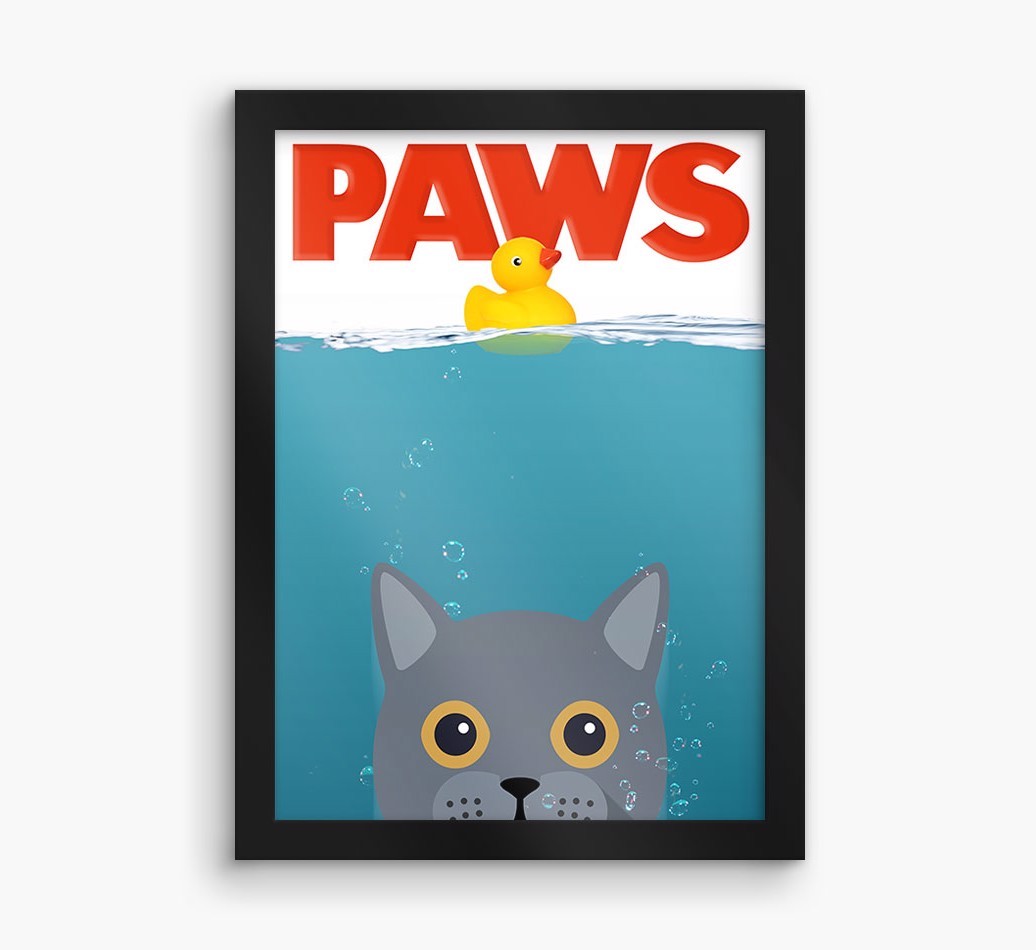'Paws' - Personalised {breedCommonName} Framed Print