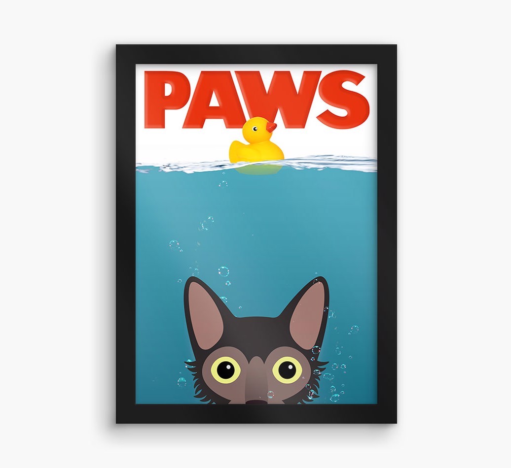 'Paws' - Personalised {breedCommonName} Framed Print