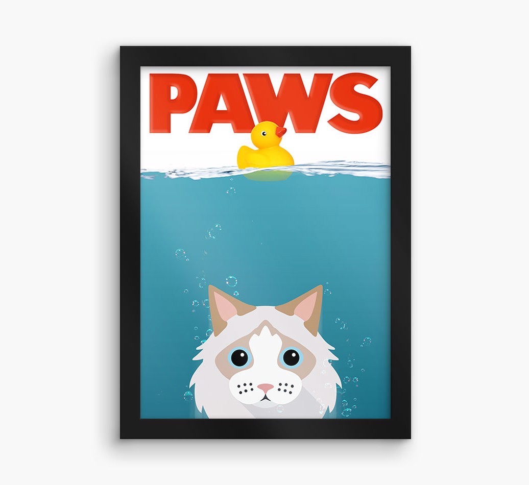 'Paws' - Personalised {breedCommonName} Framed Print