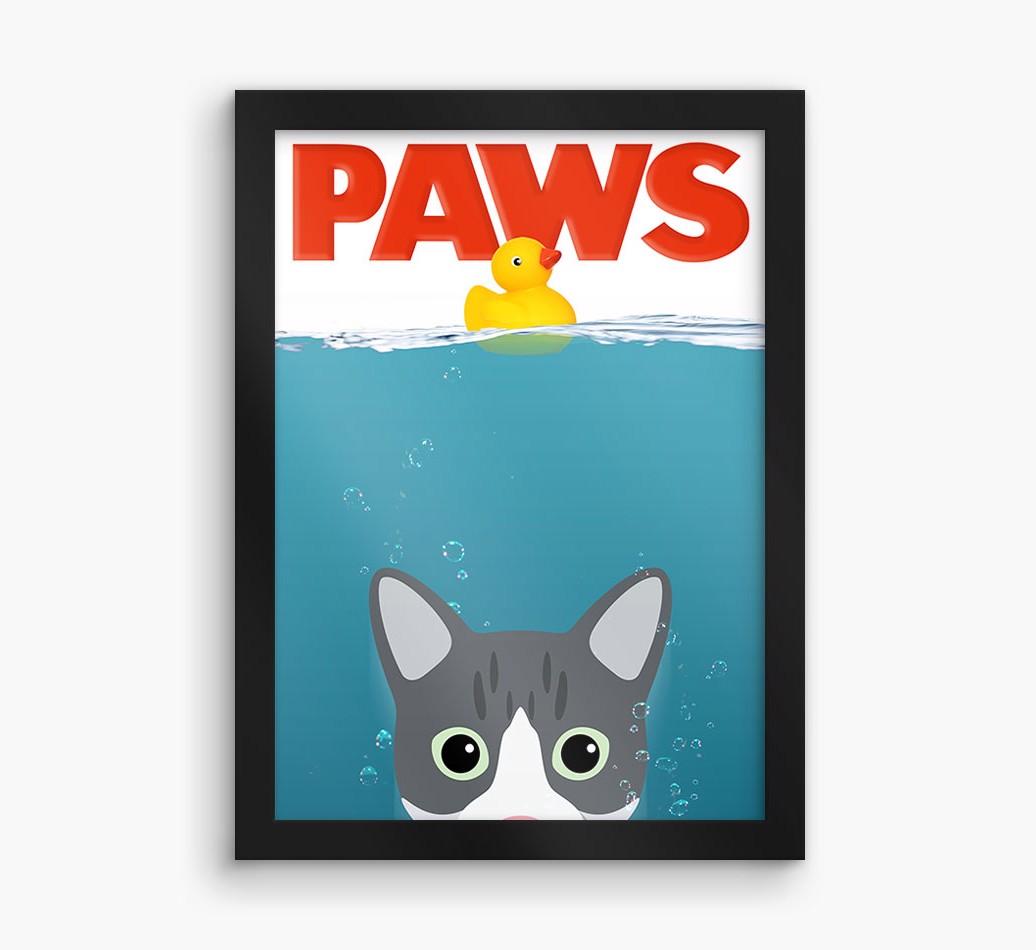'Paws' - Personalized {breedCommonName} Framed Print