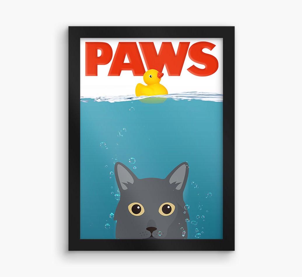 'Paws' - Personalized {breedCommonName} Framed Print