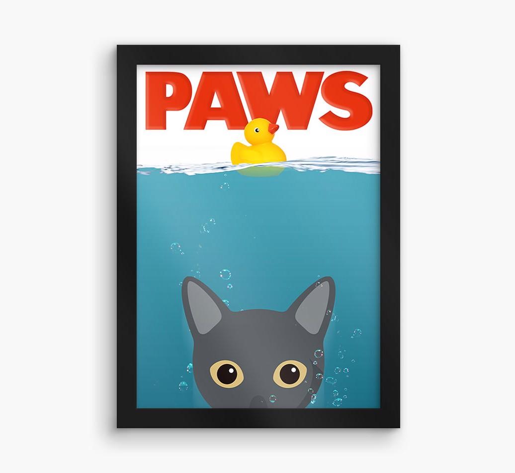 'Paws' - Personalized {breedCommonName} Framed Print